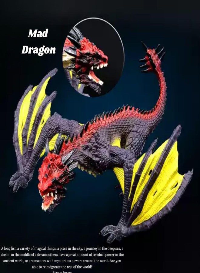 MALLEXO Realistic Mythic Dragon Toy for Kids | 1 PCS Attractive Prehistoric Flying Dino Dragon Action Figurine Toys Playset for Boys and Girls Birthday Gift for Children Decoration & Educational Items - Image 4